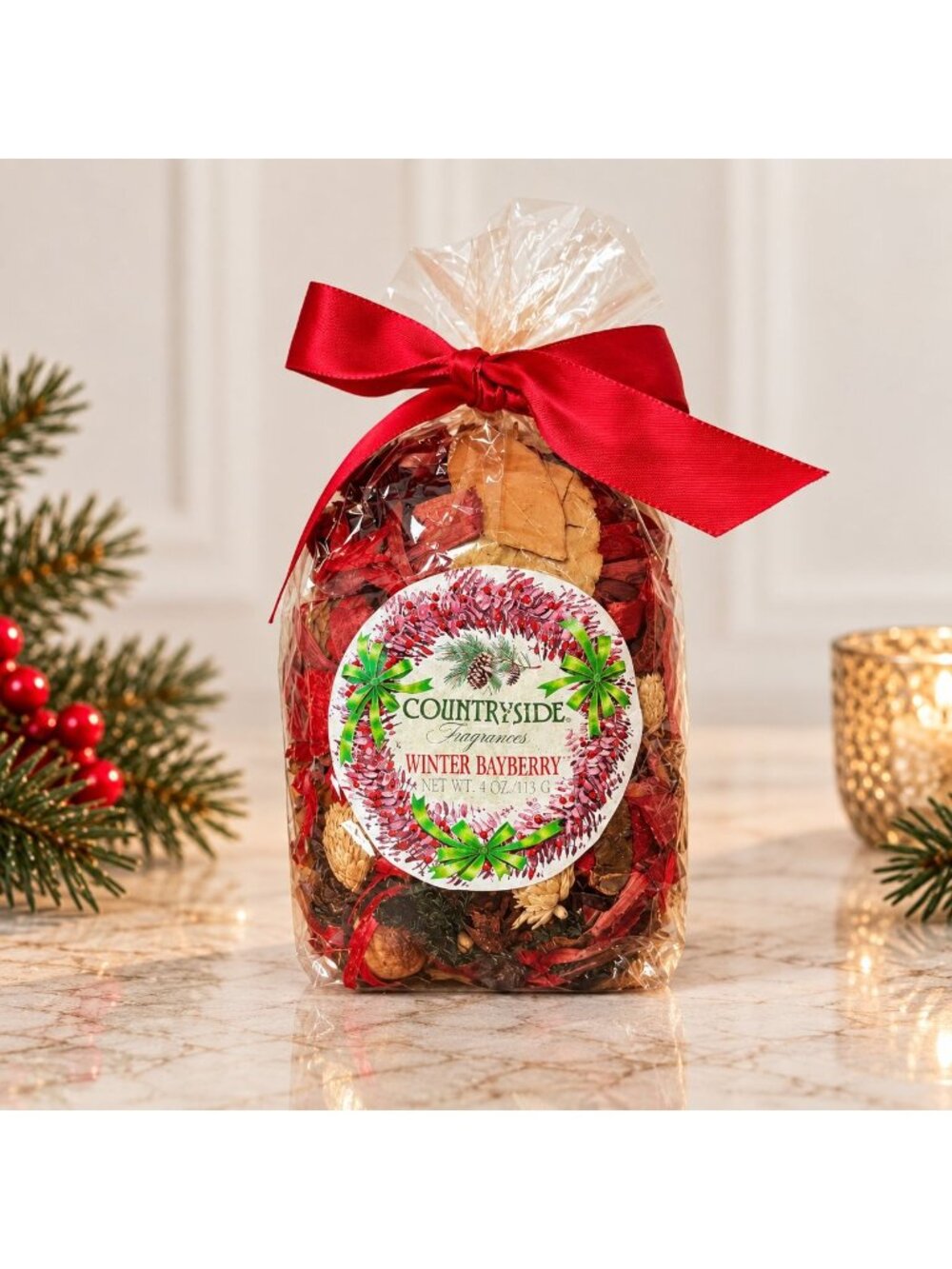 Christmas Winter Bayberry Potpourri Rustic Holiday Decor Countryside Fragrances